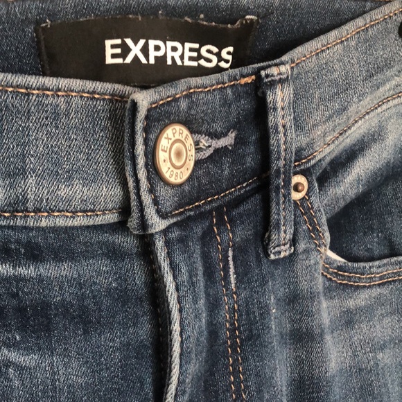 Express Mid Rise Legging Jeans - Picture 4 of 5